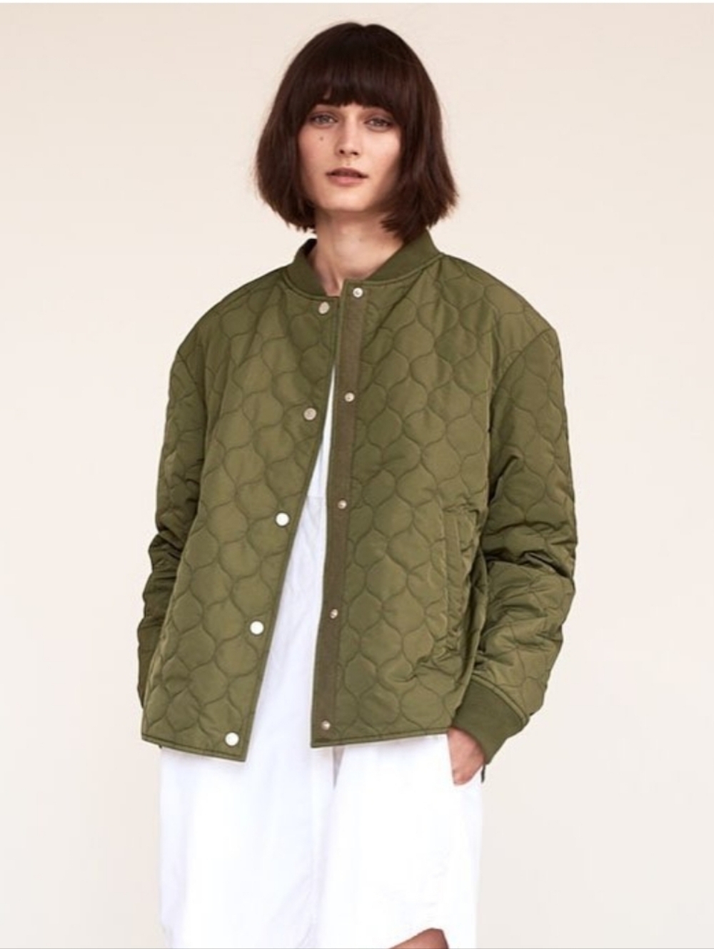 PARKA LONDON Britt Quilted Bomber Jacket Sz S MSRP $250 NWOT